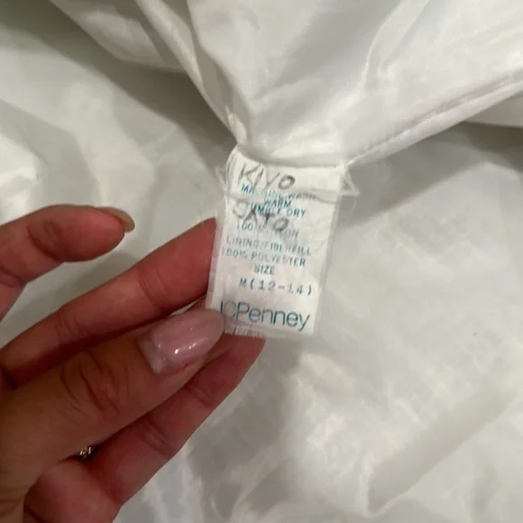 Vintage baby blue quilted jacket - Picture 4 of 4